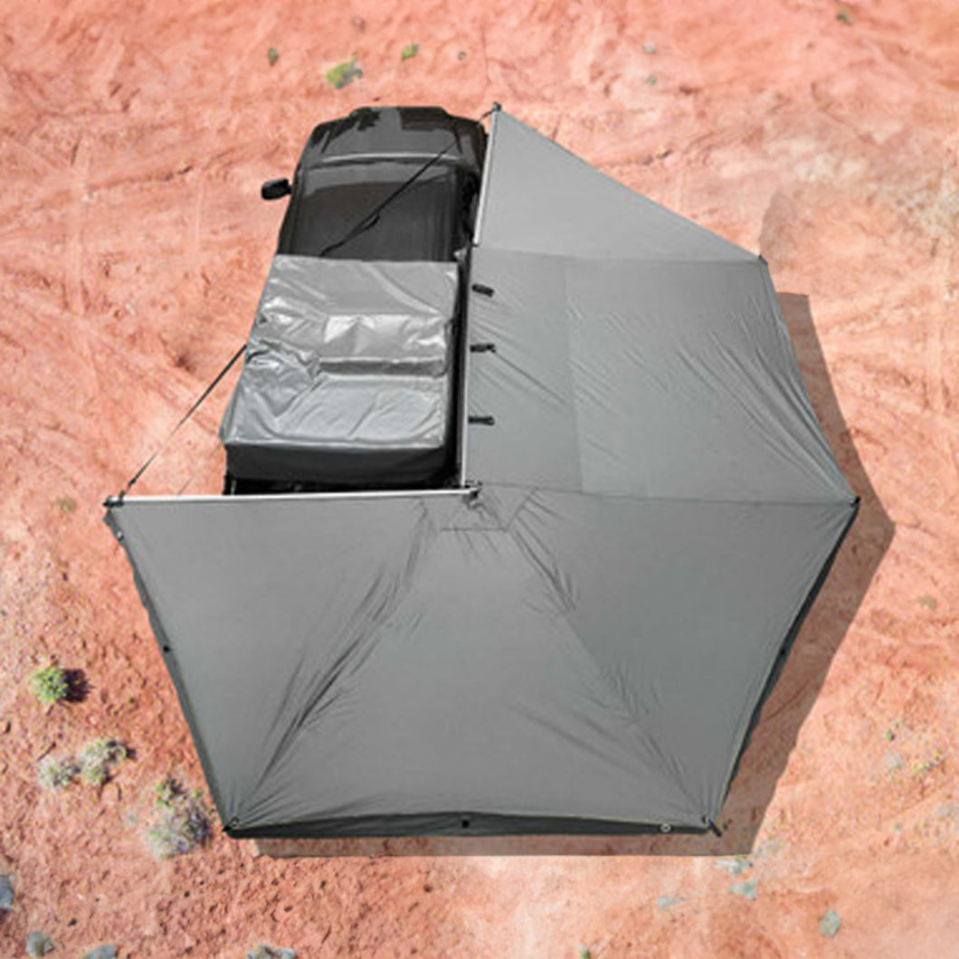 OVS - Nomadic Awning 270 Degree - Dark Gray Awning With Black Cover